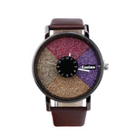 Fashion Charming Women Watch Beautiful Leather Casual Watch Luxury Analog Quartz Watch Fore Colors Case Montre femme Wd4