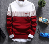 Mountainskin New Men's Autumn Winter Pullover Wool Slim Fit Knitted Sweater Striped Mens Brand Clothing Casual Pull Homme SA752